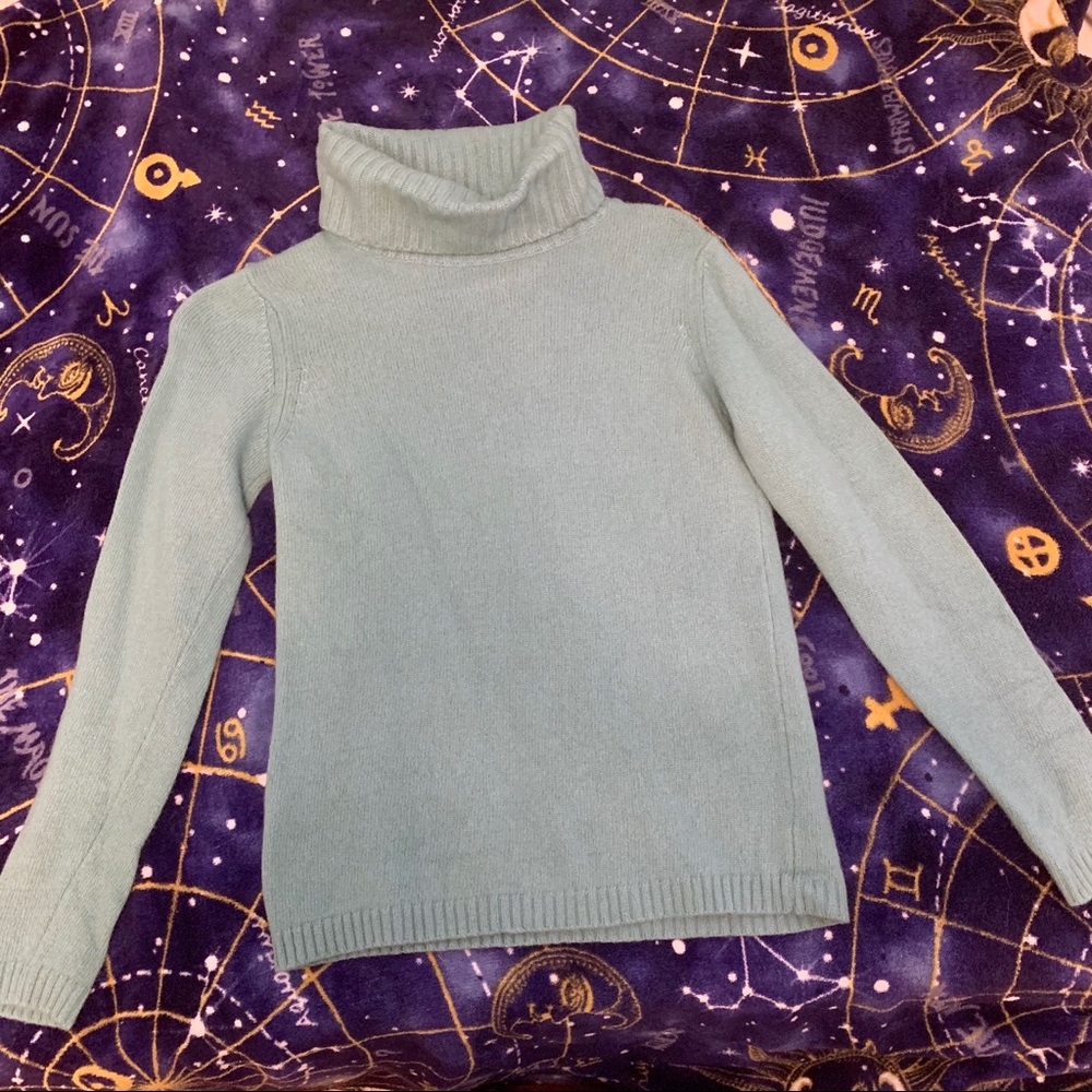 Bendetta B Vintage Styling Blue Cashmere Sweater